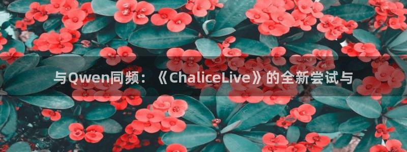 857体育直播间：与Qwen同频：《ChaliceLive》的全新尝试与